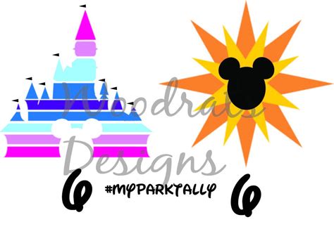 Disneyland Svg Castle Svg California Adventure Svg Myparktally Svg