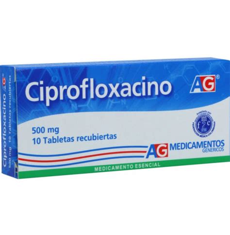 Ciprofloxacina 500 Mg X 10 Tabletas Laproff