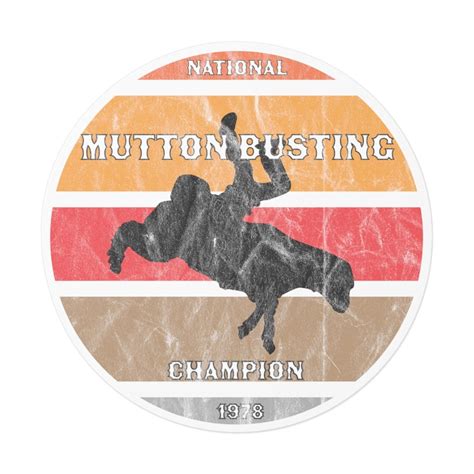 Mutton Busting Champion Sticker - Etsy