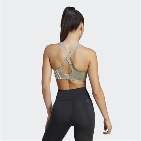 Adidas Adidas Tlrd Impact Training High Support Bra Green Adidas Uae