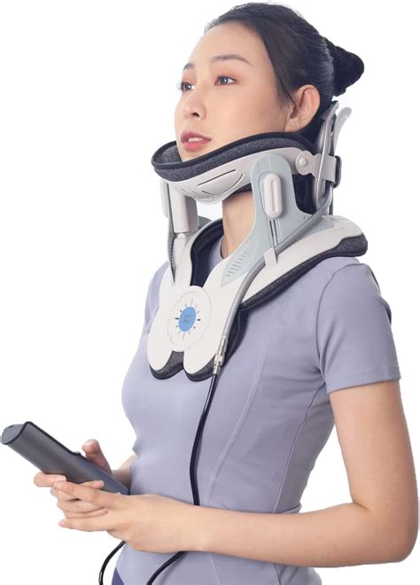 Buy Cervical Neck Traction Device Electric Air Pump Neck Stretcher