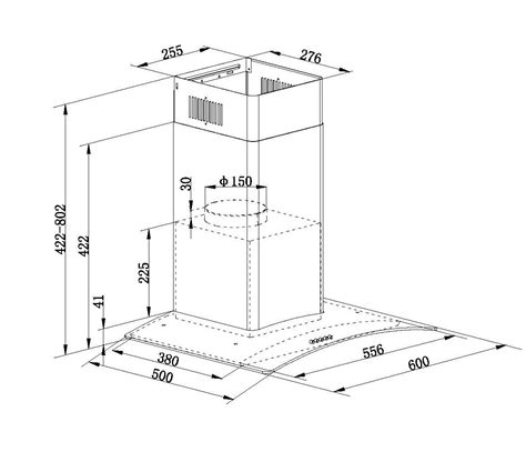 60cm Fal 60 38sg B Wall Extractor Falco Domestic Appliances