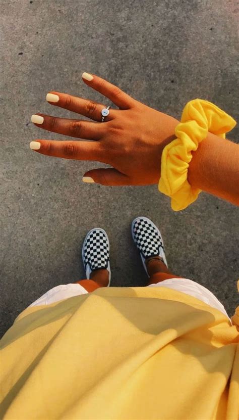 Cute Acrylic Nails Cute Nails Pretty Nails Yellow Aesthetic Summer Aesthetic Diy Outfits