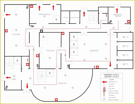 Free Printable Fire Escape Plan Template Of Fire Escape Plan Maker ...