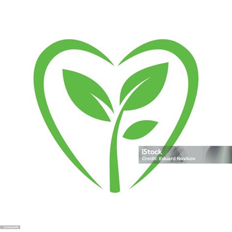 Heart Sprout Stock Illustration Download Image Now Seedling Heart