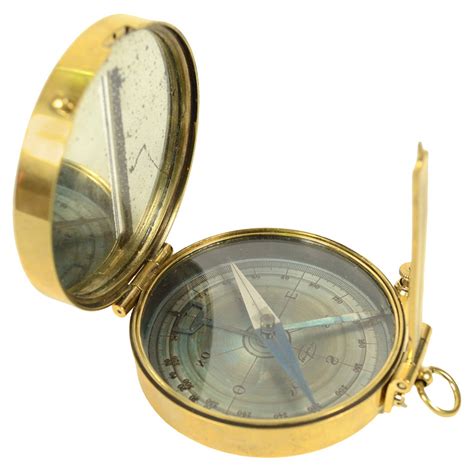 Rare Topographic Explorer Compass Late 19th Century For Sale At 1stdibs