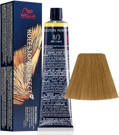 Light Blonde Gold Wella Koleston Perfect Me Rich Naturals Ml