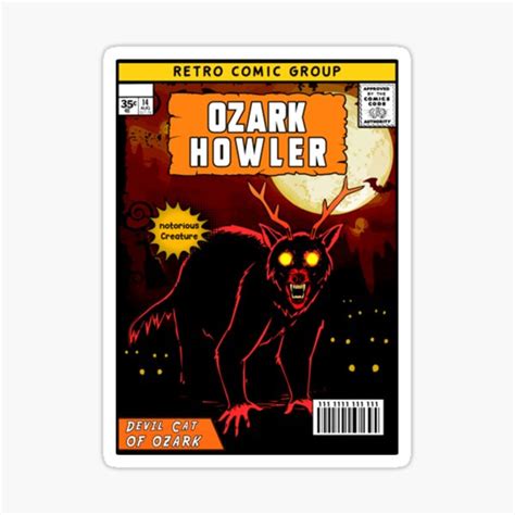 Ozark Howler T Shirtozark Howler Comic Sticker For Sale By