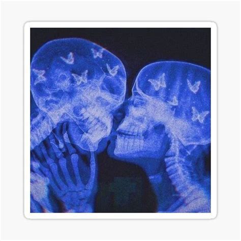 Two Skulls Kissing