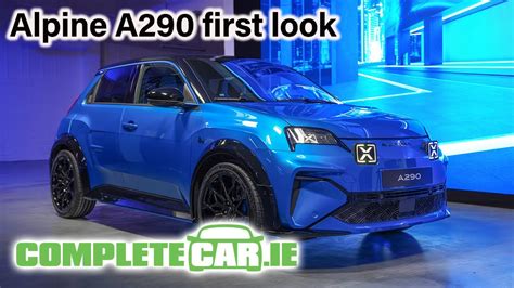 First Look Alpine A290 Electric Hot Hatch Youtube