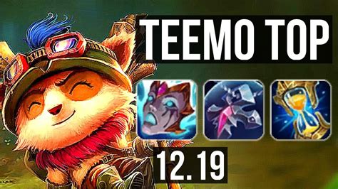 TEEMO Vs OLAF TOP Rank 3 Teemo 400 Games 8 4 12 TR Diamond