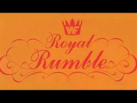 1988 WWE Royal Rumble Full Match YouTube