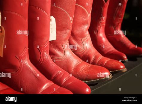 Red Cowboy Boots Hi Res Stock Photography And Images Alamy