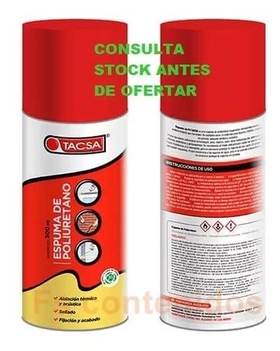 Espuma De Poliuretano Expandido 500 Ml Tacsa Floresta