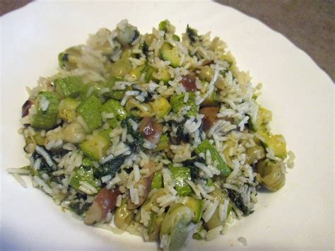 FANTASIE IN FORNO BASMATI RICE WITH ZUCCHINI BROAD BEANS PORCINI