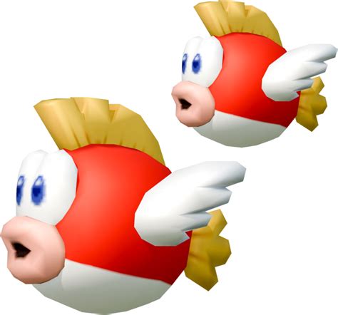 File Nsmbu Asset Model Big Cheep Cheep Png Super Mario Wiki The