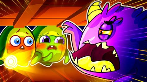 👻monster Under My Bed 😱 Mommy I Cant Sleep More Scared Cartoon By Pit And Penny Stories 🥑 Youtube