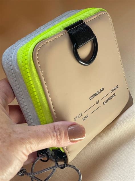Billetera Chimola Nude Con Colores Doble Tauro