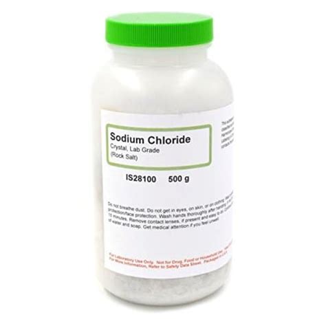 Sodium Chloride AR 500g Chemical Plus