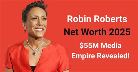 Robin Roberts Net Worth 2025 – GMA Star’s $55M Wealth