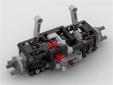 LEGO MOC 13 Stud Front Rear Axles With Diff Lock By Moc Cupboard