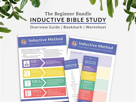 Inductive Bible Study Method Bundle How To Study The Bible Set