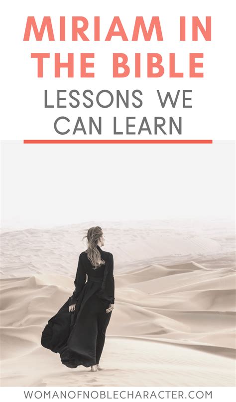 9 Significant Lessons We Can Learn Miriam In The Bible