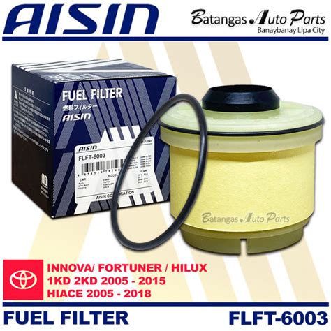 Aisin Fuel Filter Toyota Innova Fortuner Hilux Kd Kd