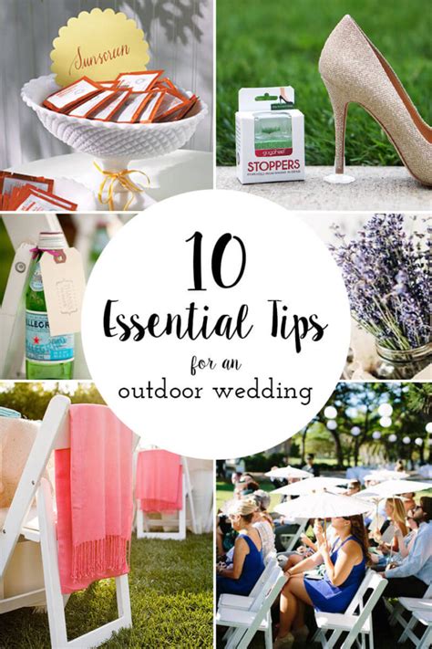 10 Essential Tips For An Outdoor Wedding Gogo Heel