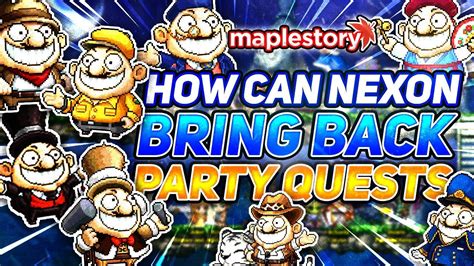 MapleStory How Can Nexon Bring Back Party Quests Training YouTube