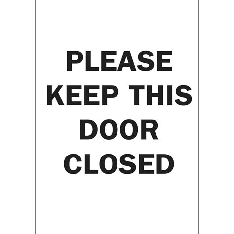 Keep The Door Closed PDF, 56% OFF | www.pinnaxis.com