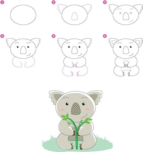 How To Draw A Koala Step By Step Easy | EASY DRAWING STEP