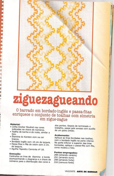 Receita Tric F Cil Vagonite Arte De Bordar Revista Swedish