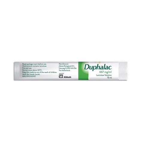 Duphalac Syrup Sticks Mg Ml S Ml Sachet Wasfa Pharmacy