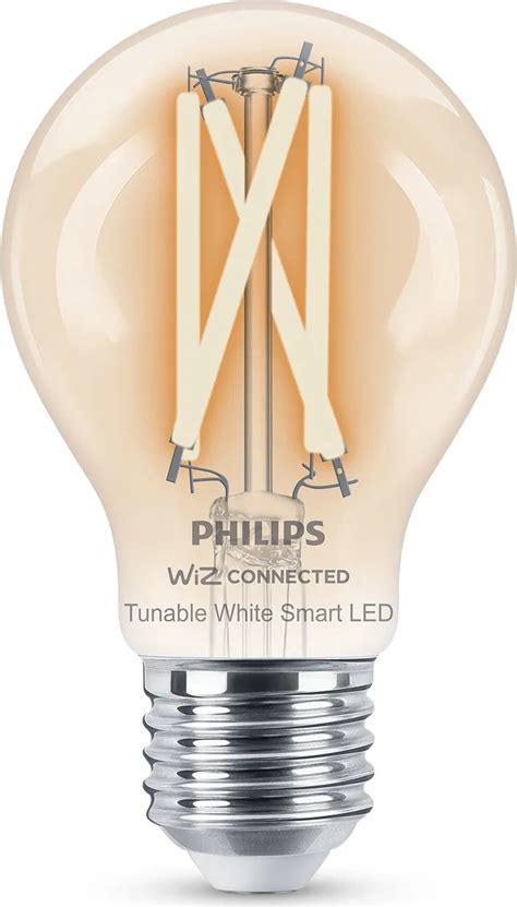 Philips Led Lampadina Smart Filament Dimmerabile Luce Bianca Da Calda A