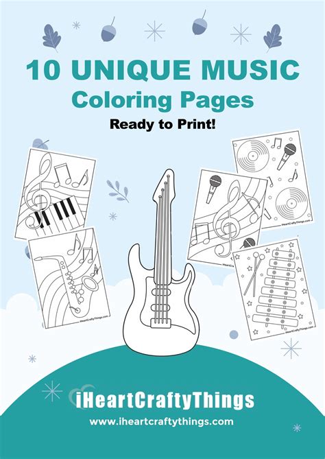 Music Coloring Pages Printable