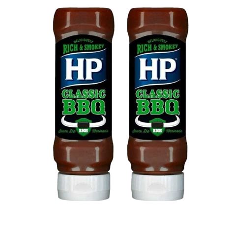 Bundle Of 2 Heinz HP Rich Smokey Barbecue BBQ Sauce 465g FETA