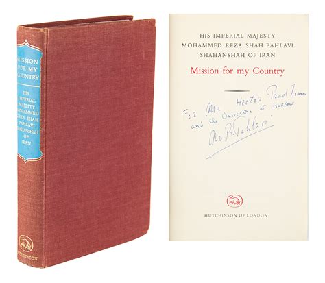 Mohammad Reza Pahlavi Signed Book | RR Auction