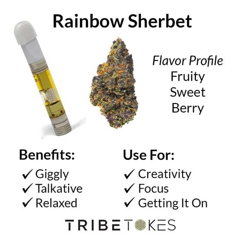 Shop Rainbow Sherbet Strain Tribetokes
