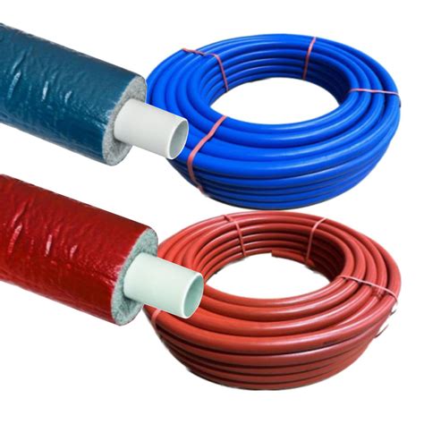 Mm Mm Pre Insulated Mlcp Pipe Red Or Blue The Underfloor Heating Site