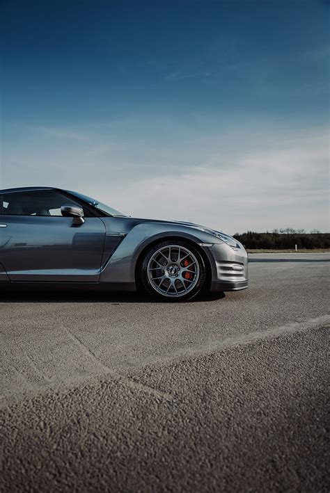 5k Free Download Nissan Gt R Nissan Car Gray Side View Asphalt