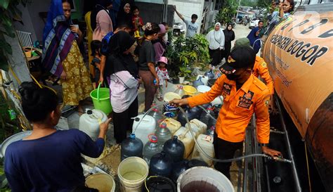 220 574 Jiwa Terdampak Kekeringan Di Kabupaten Bogor BPBD Salurkan