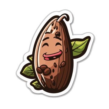 Cartoon Cocoa Bean PNG Transparent Images Free Download | Vector Files ...