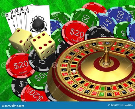 Roulette with the Casino Chips Stock Illustration - Illustration of ...