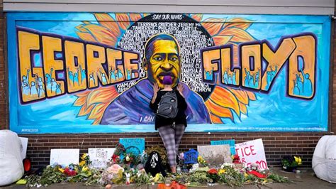 George Floyd Mural Vandalized Report Abc7 San Francisco