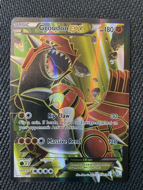 Pokemon TCG Groudon EX Full Art Primal Clash Ultra Rare MINT Values MAVIN