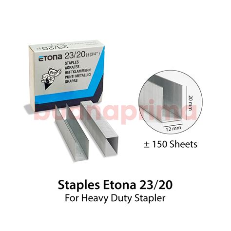 Jual Staples Etona Isi Stapler Untuk Hekter Jilid Besar Heavy