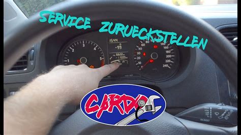 Service Zur Cksetzen Service Reset Polo R Youtube