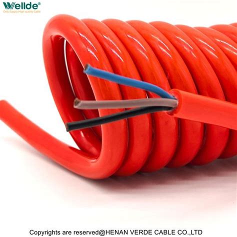 pemasok produsen pabrik kabel spiral  inti cina harga grosir verde