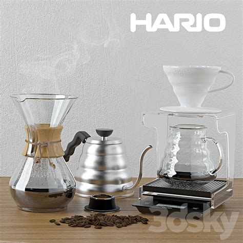 Hario V60 Set Other Kitchen Accessories 3d Models